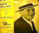 Beppe Orlandi in una copertina di un suo disco